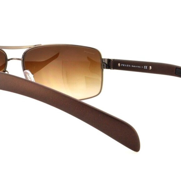 PRADA 'Linea Rossa' Authentic Men's Sunglasses 0PS54IS Gunmetal Brn Gradient NIB - Picture 4 of 16